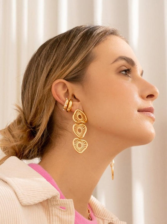 Earrings Gold Mandalas